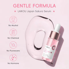 Sakura Face Serum Wrinkle Essence Brightening Essence Shrink Pores Moisturizing Skin Care 17Ml or 30Ml